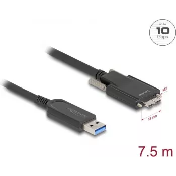 Active Optical Cable DeLOCK 83212 USB 10 Gbps Type-A to Micro-B 7.5 m