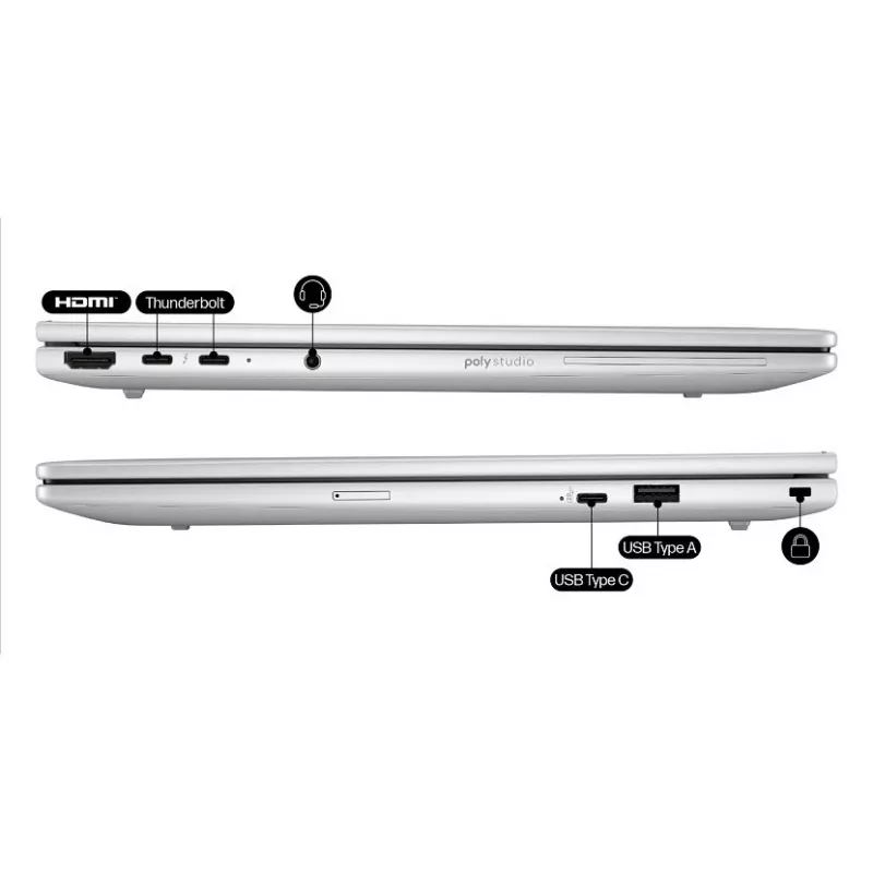 HP Inc. HP EliteBook 8 G1i Notebook AI - 174°-Scharnierdesign - Intel Core Ultra 7 255U / 2 GHz - Win 11 Pro - Intel Graphics - 16 GB RAM - 512 GB SSD NVMe - 35.6 cm (14) IPS HP Su