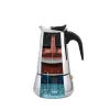 Moka pot Maestro MR-1660-9, stovetop coffee maker for 6 cups, black