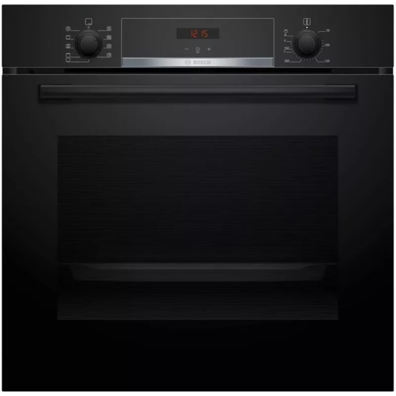 BOSCH HBA514BB3 oven + BOSCH HEZ538000 single-level telescopic runners