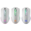 Wireless gaming mouse DEFENDER Pandora White — ambidextrous, 3200 DPI, 6 buttons, programmable, optical, USB