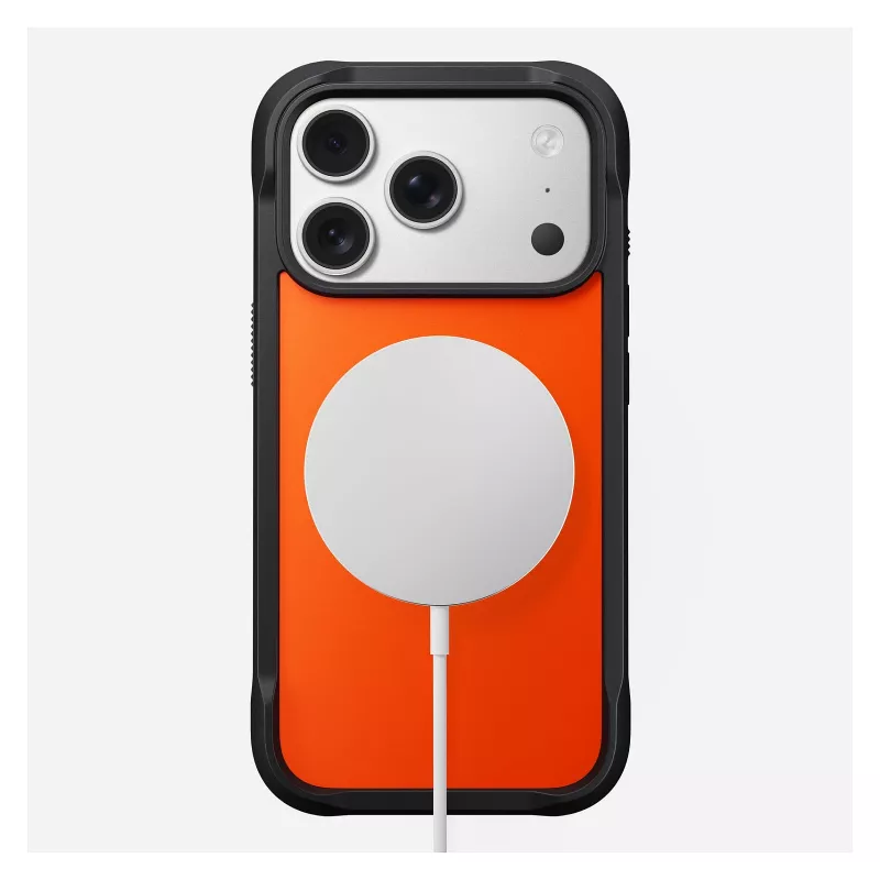 Mobile phone cover Nomad Rugged Case for iPhone 17 Pro — 16 cm (6.3 inch), orange