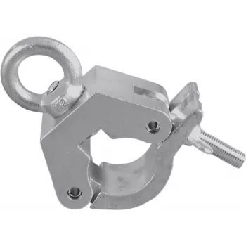Lighting clamp EUROLITE TPC-51 silver with eyelet for truss and pipe mounting