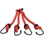Bicycle Strap FISCHER 4-arm, length 500 mm, red, multi-layer natural rubber (bundle)