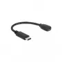 USB Cable DeLOCK 65578 USB 2.0 0.15 m USB C Micro-USB B Black