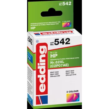 Edding EDD-542 - Kompatibel - Cyan - Magenta - Gelb - HP - Multipack - HP Envy 5540 e-All-in-One HP Envy 5600 Series HP Envy 5640 e-All-in-One HP Envy