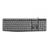 Wired full-size keyboard NATEC NKL-1507 USB QWERTY US International Grey/Black, 105 keys, numeric keypad