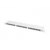Lanberg PPS6-0024-S 24-Port Cat.6 Shielded Patch Panel 0.5U 19 inch Rack Mount Grey
