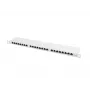 Lanberg PPS6-0024-S 24-Port Cat.6 Shielded Patch Panel 0.5U 19 inch Rack Mount Grey