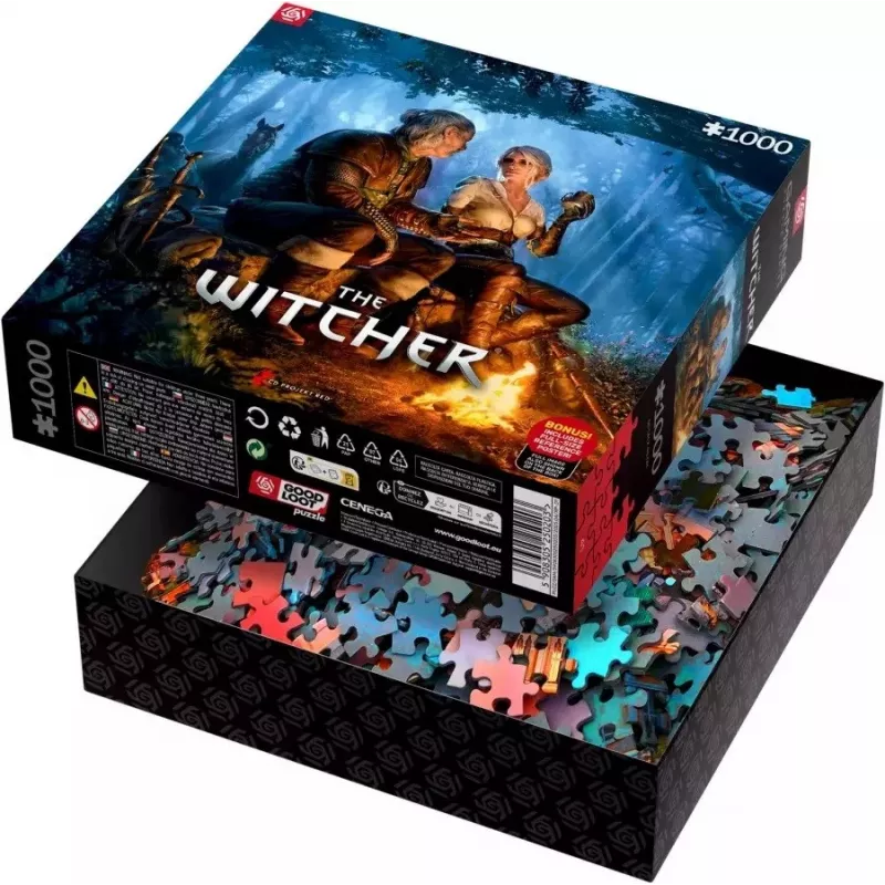 Good Loot Gaming Puzzle: The Witcher Journey of Ciri, 1000 pieces