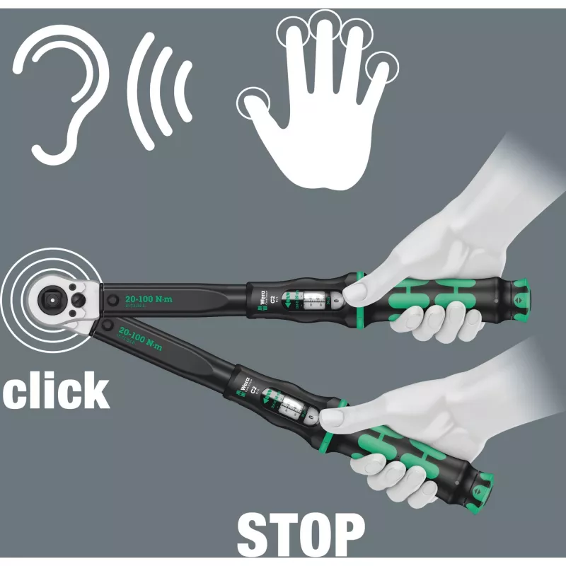 Click-Torque C 2 R/L 05075625001 Torque Wrench 1/2 12.5 mm 20 - 100 (05075625001)