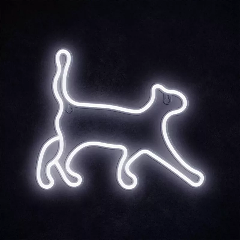 Neon-style decorative light MANTA SNL70WH Style Neon Lights CAT 2 White 70 cm