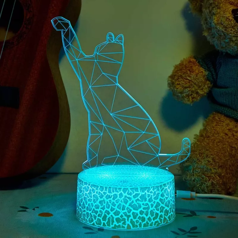 Table/Decorative LED lamp MANTA SNL119RGB RGB 3D animal-shaped light for interior decoration