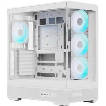 Computer case AeroCool Geh Midi P500B-Digi White