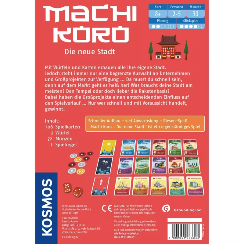 Machi Koro - Die neue Stadt, Card Game