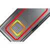 Electric Table Grill Rommelsbacher BBQ 2003 — 1900 W, 50×25 cm, ribbed + Teppanyaki, adjustable thermostat, silver/black
