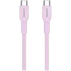 CANYON cable OnWire 60CL C-C 60W COLOR Braided 1m Pink