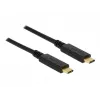 USB Cable DeLOCK 83661 USB 3.2 Gen 2 1m USB C Black