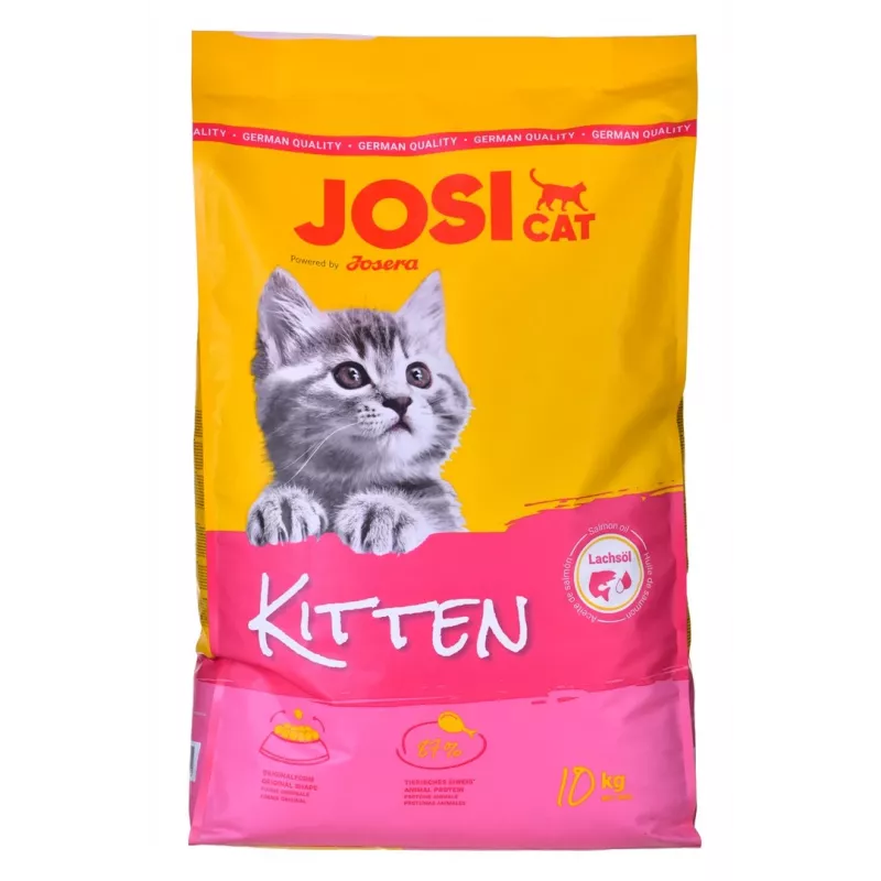 Dry kitten food JosiCat Kitten 10 kg – complete nutrition for growing kittens