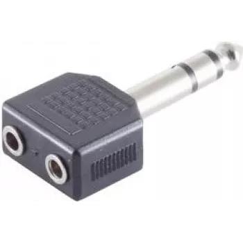 ShiverPeaks BS57071 Wire Connector 6.3 mm Black Stainless Steel Male/Female
