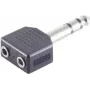 ShiverPeaks BS57071 Wire Connector 6.3 mm Black Stainless Steel Male/Female