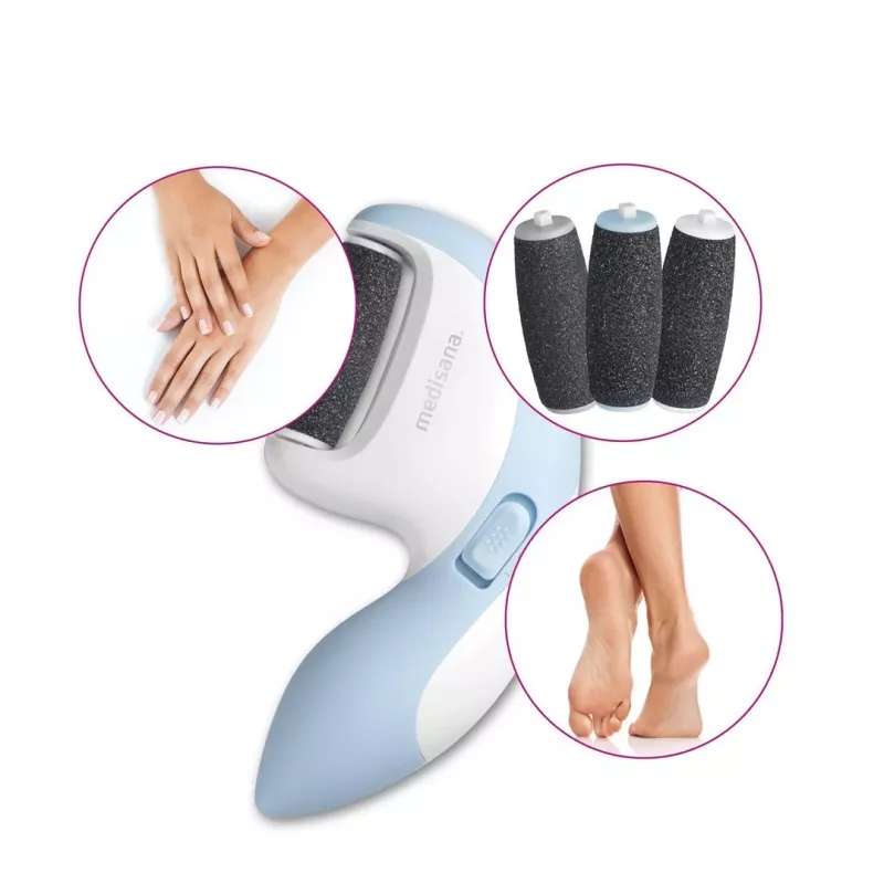 Electric nail polisher Medisana CR 870 - 3 heads, blue/white