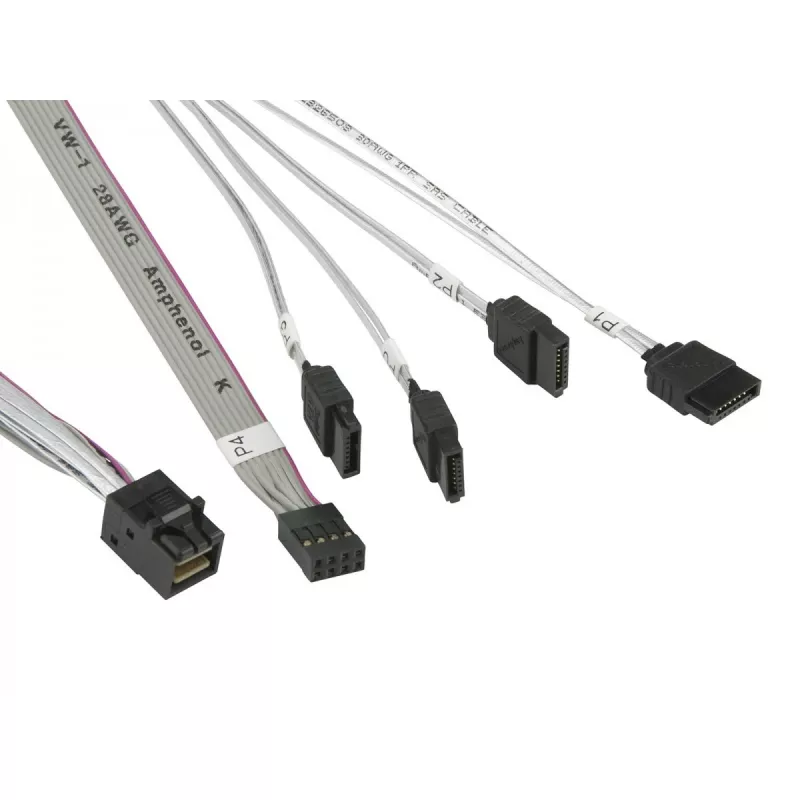 Supermicro - SATA- / SAS-Cable - Mini SAS HD (SFF-8643) to SATA - 50/50/60/70 cm - for A+ Server 1013, SuperServer 5018, 5019, 5019S, SuperStorage Server 5019D8