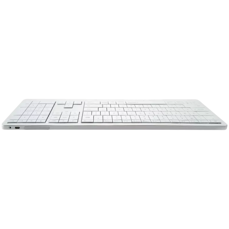 Wireless Keyboard CLEVETURA CLVX 1 Touch-On-Keys AI — ANSI US Mac layout, Scissor Switches, Aluminum Chassis, Interactive RGB
