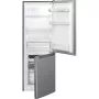 Freestanding fridge BOMANN KG 7359, 173 L (121 L fridge + 52 L freezer), stainless steel, C energy