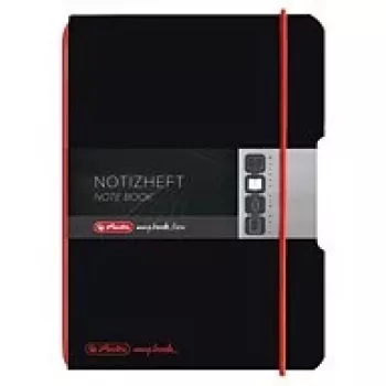 Writing Notebook Herlitz 11361599 A6 40 Sheets Black