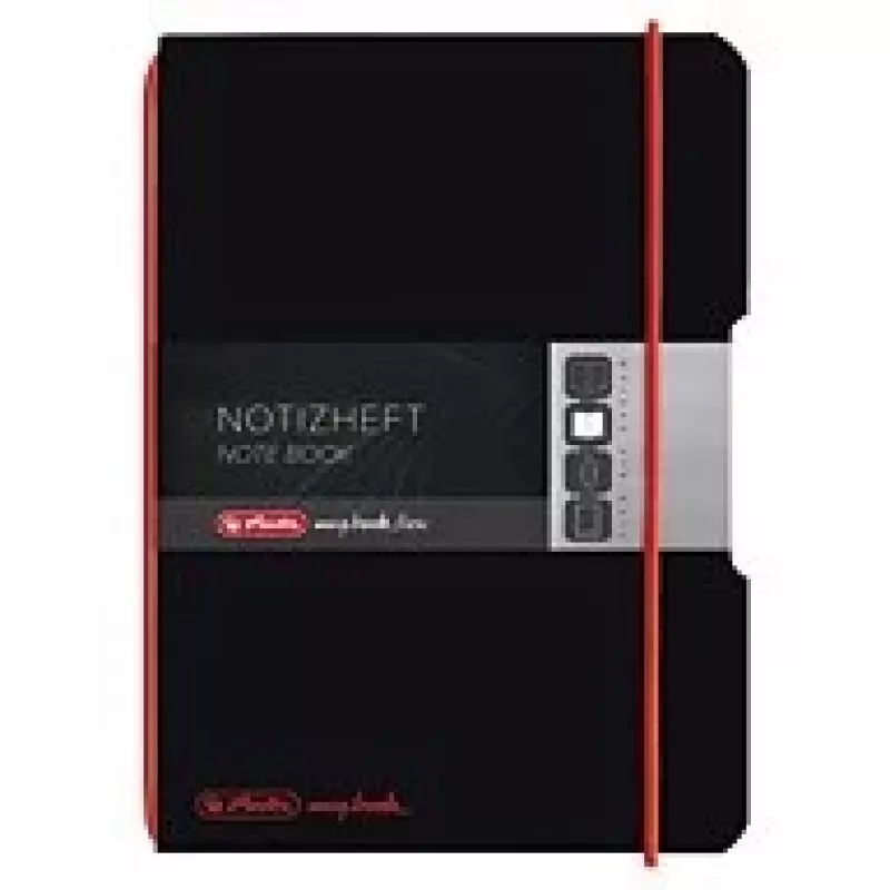 Writing Notebook Herlitz 11361599 A6 40 Sheets Black