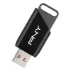 PNY Attaché X, 64 GB, USB Type-A, 3.2 Gen 1 (3.1 Gen 1), 130 MB/s, Dia, Black