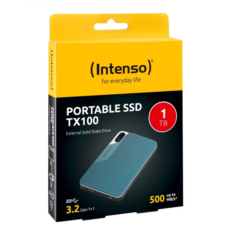 Intenso SSD TX100 1.8 inch 1TB USB 3.2 External