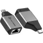 ALOGIC Ultra Mini - Network Adapter - USB-C 3,2 Gen 1 - Gigabit Ethernet x 1 - Space-Grey (ULCGEMN-SGR)