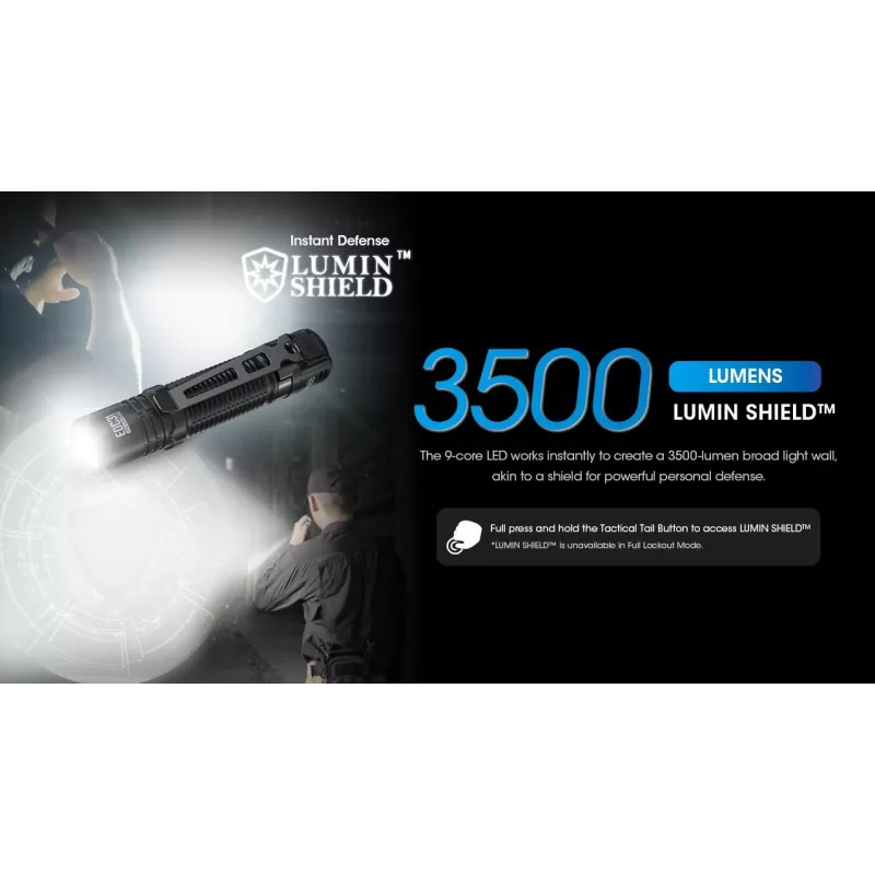 Nitecore EDC31 Flashlight, 3500 lm