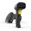 Wireless barcode scanner QOLTEC 50856 — 1D & 2D cordless handheld, USB interface, ABS housing, 170×62×100 mm, 203 g