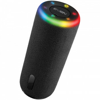 Speaker 2.0 portable SVEN PS-150, black, power output 10W (2x5W) (RMS), TWS, Bluetooth, FM, USB, lithium battery 1800mA*h