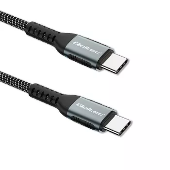 USB Cable Qoltec 52358 1.5m USB C Black USB 2.0 0.48 Gbit/s