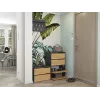 Closed shoe organizer top e shop MODO ANT/ART — Anthracite and Oak, particle board
