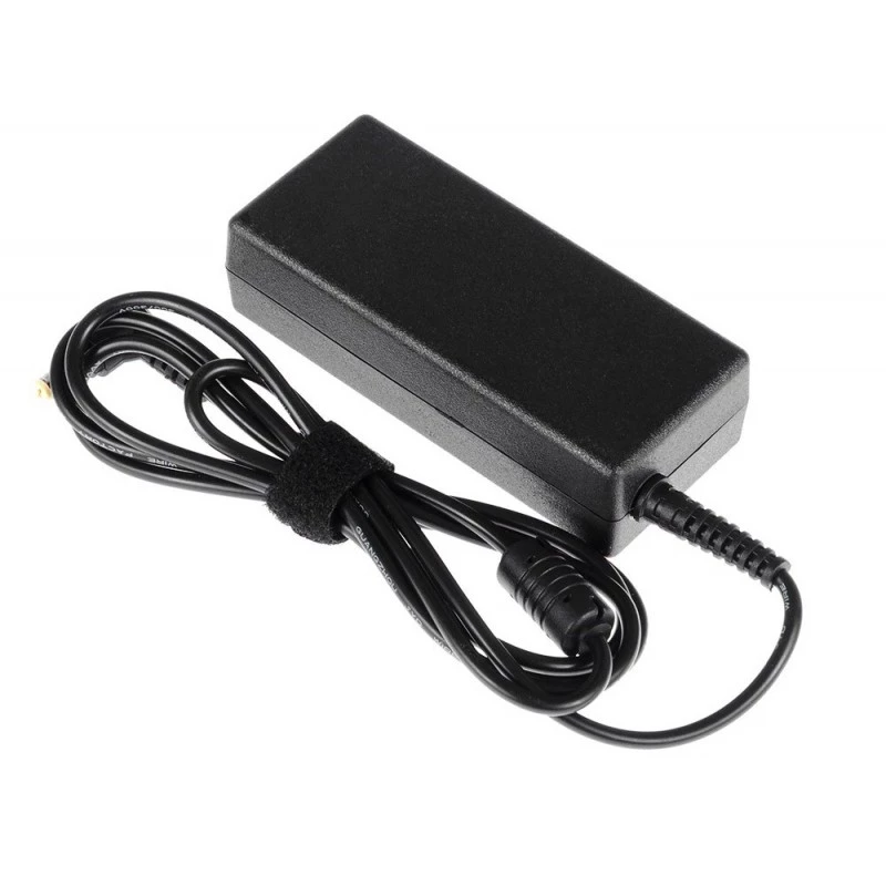 Power adapter Green Cell AD01P — 60 W, 19 V 3.42 A, indoor laptop supply, black