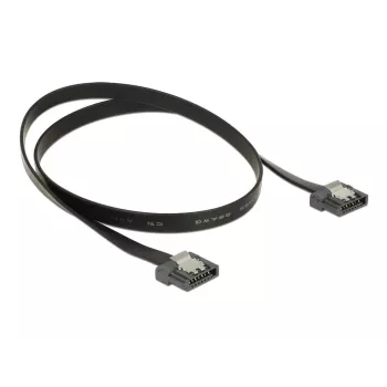 SATA Cable DeLOCK 83841 0.5m SATA III 7-pin Black
