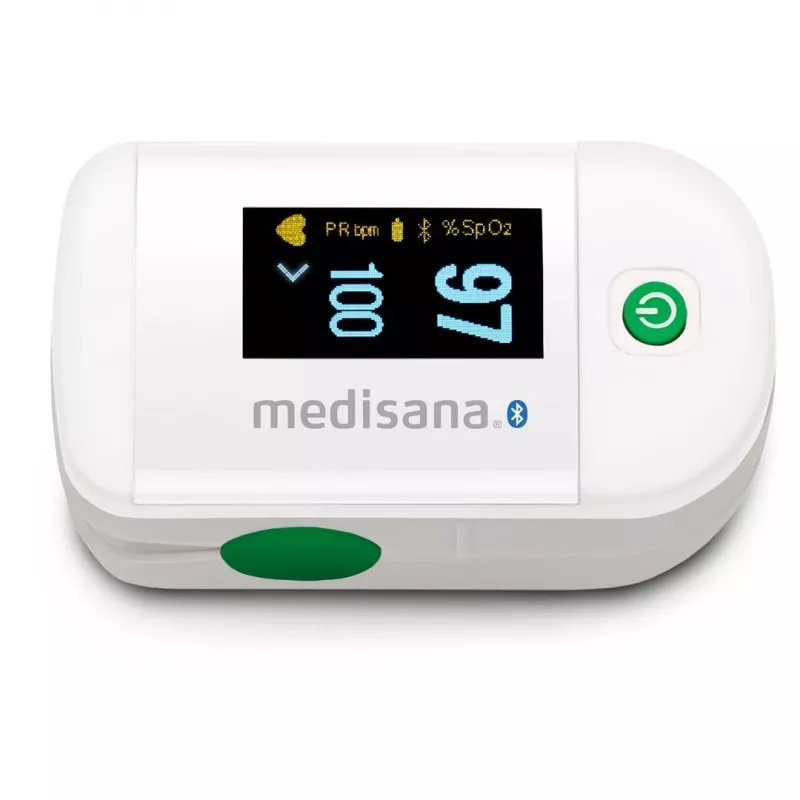 Medisana PM 100 Connect pulse oximeter, grey/white