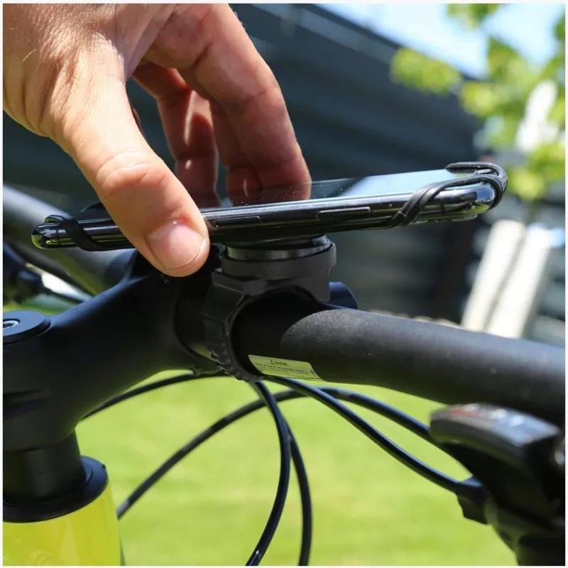 Bike phone holder Tellur BPH100 Black — handlebar mount for smartphones, adjustable grip