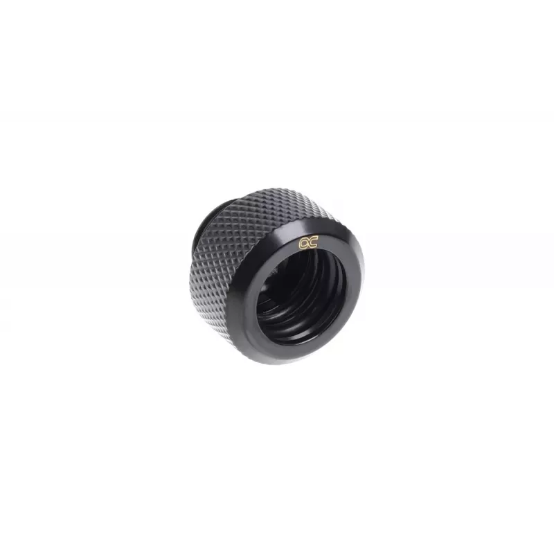 Fitting kit Alphacool 17377 — brass, black, height 16 mm, diameter 21 mm for liquid cooling