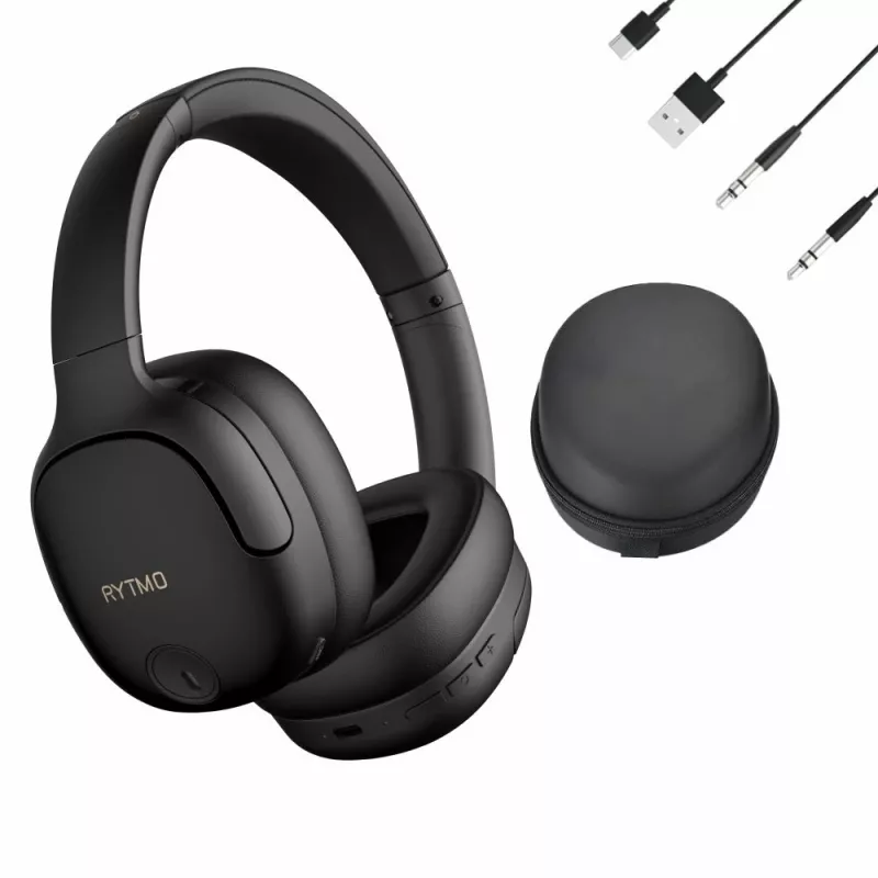 Headphones Manta HDP1001BK Rytmo Elegance Black