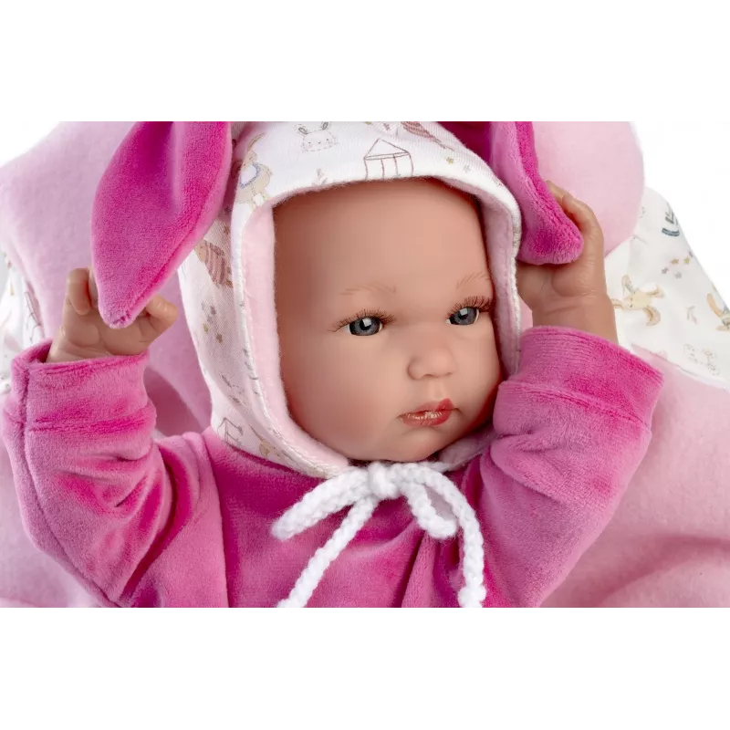 Baby doll Llorens 35 cm vinyl with realistic features and soft body