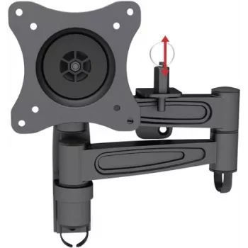 Wall mount bracket SpeaKa professional 1232719 for 13–27 inch screens, tiltable