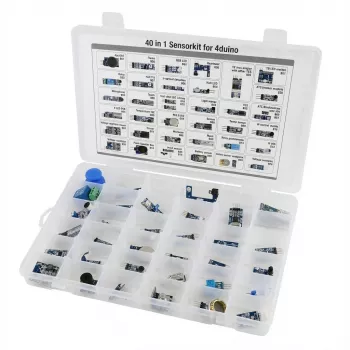 Sensor kit ALLNET 4duino 40-in-1 set with various sensors and modules for microcontroller projects