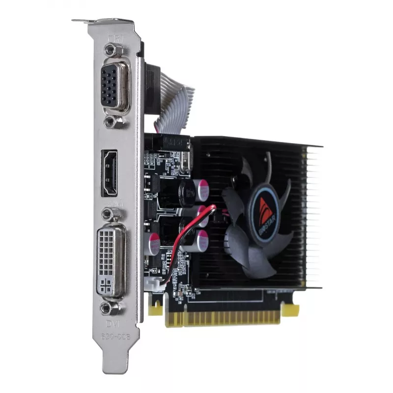 Video card BIOSTAR GeForce GT 610 — 2 GB GDDR3, 64-bit, PCIe x16, 700 MHz