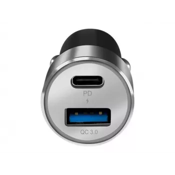 LogiLink Auto-Power Supply - 36 Watt - 3 A - PD 3.0, QC 3.0 - 2 Output Ports (USB, 24 pin USB-C)